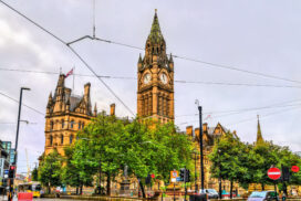 Miasto Manchester w Anglii