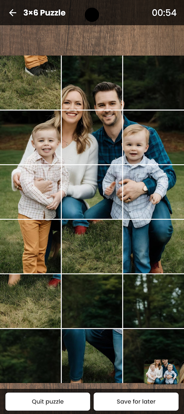 Przesuwane puzzle - kliknij i zamień element