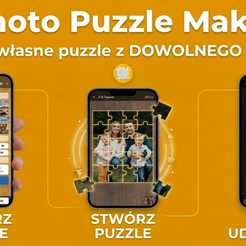 Gra na telefon do robienia puzzli z własnych zdjęć – poznaj Photo Puzzle & Jigsaw Maker by MaslonLabs