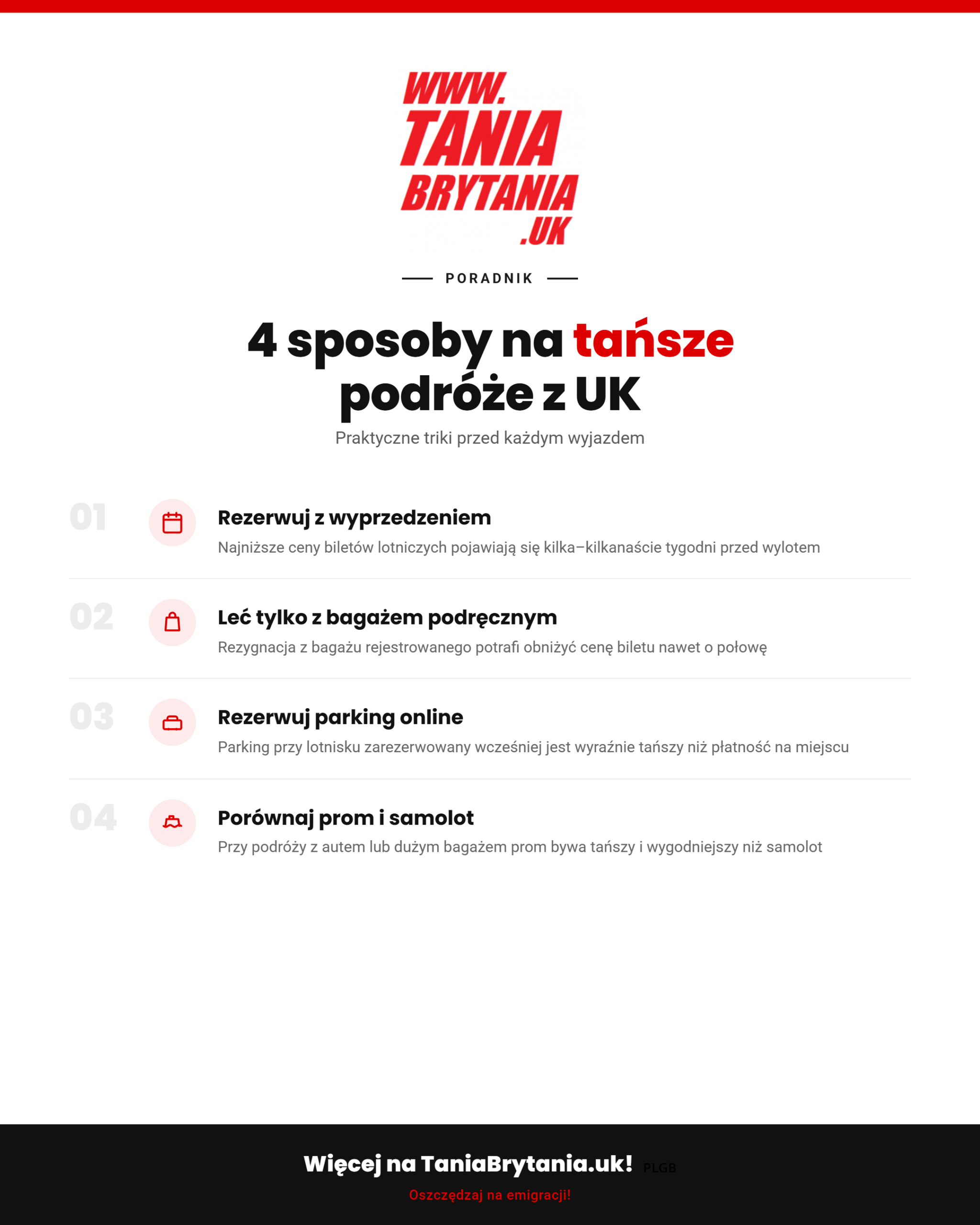 4 sposoby na tańsze podróże z UK